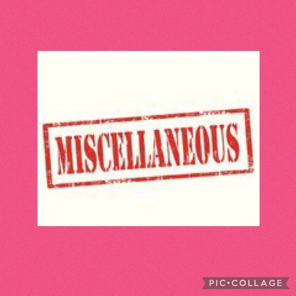 Miscellaneous Closet Label